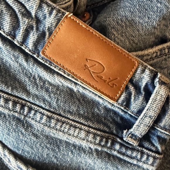 Rails Topanga Straight Jeans Women’s 32 Light Wash 90s Vintage Minimalcore Denim - Picture 6 of 11